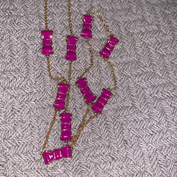 Kate Spade "take a bow" baja long scatter necklace - Picture 11 of 16